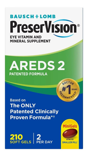 Imagen 1 de 2 de Preservision Areds 2 C210 Capsulas Bausch Lomb