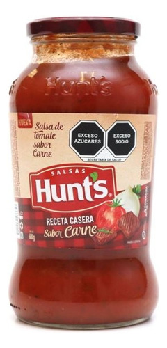 3 Pza Salsa De Tomate Hunts Receta Casera Sabor Carne 680 G