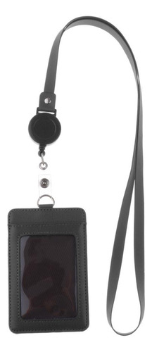 Funda De Tarjeta De Identificación Titular Con Negro 2