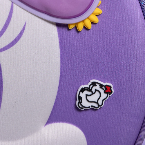 Mochila Minnie Mouse Original Tamaño Primaria Marca Ruz Violeta Lisa