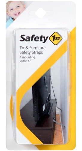 Cierre de seguridad para bebés Safety 1st HS3040600 color negro correa tv2 unidades