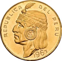 Comprar Moneda Conmemorativa Inka De Perú 50 Soles De Oro (replica)