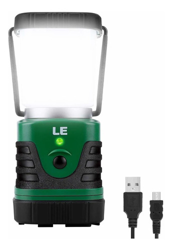 Le - Linterna Led De Campamento Recargable, 1000 Lm, 4 Modos