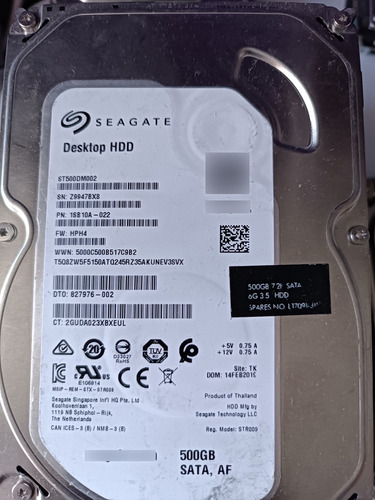 Disco Duro Seagate 500gb 3.5