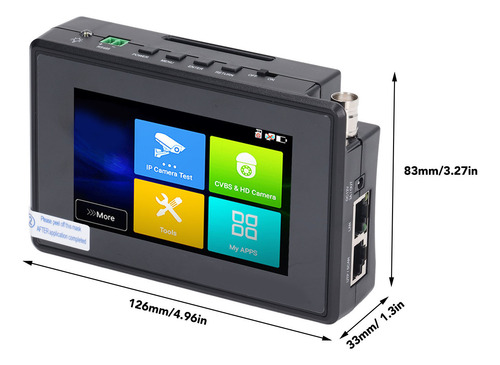 Monitor De Vídeo Hd Analógico Ip 5 En 1 Network Camera Teste