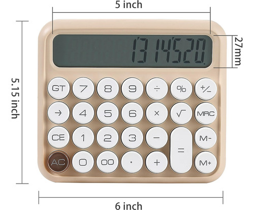 Calculadora Estándar De 12 Dígitos,pantalla Grande De Esc...