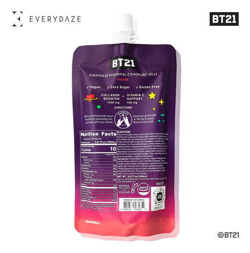 Snack Bebible Everydaze Bt21 Essential Cs Collagen + Vita