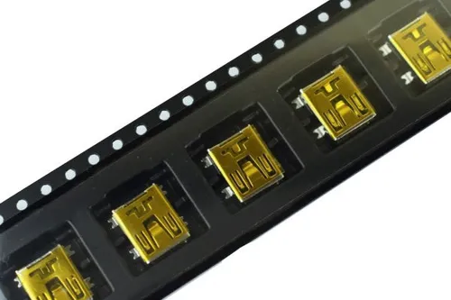 comprar Ficha Mini Usb Hembra Tipo B Smd 5 Pines Blister X5 Unidades