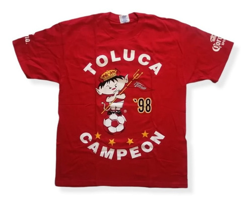 Playera Toluca Campeón Verano 1998 Utilería 