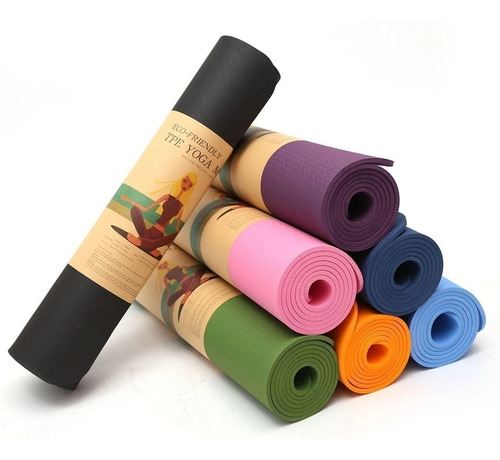 Colchoneta Yoga Mat 6mm Eco-friendly Tpe Idea Yoga Ejercicio