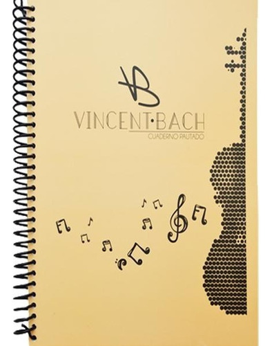 Vicent Bach Vbcp10 Libreta Cuaderno Pautado 100 Hojas