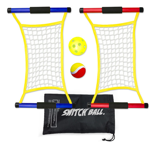 Set De Juego De Pelota Funsparks Switch Con 2 Redes De Lanza