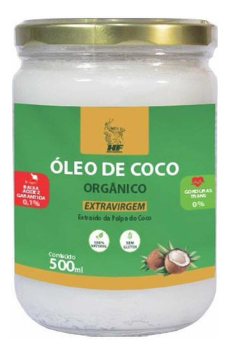 Imagem 3 de 6 de 3x Oleo De Coco 500ml Orgân. Extravirgem Hidrata Cabelo Pele