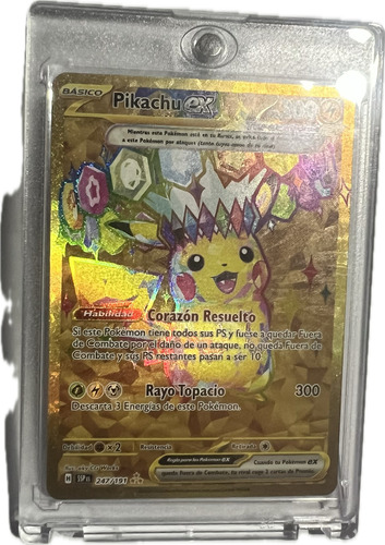 Carta Pikachu Ex 247/191 Surging Spark