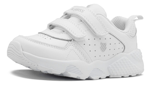 Tenis Para Niño Deportivos Escolar K-swiss Rocket De Piel Antiderrapantes