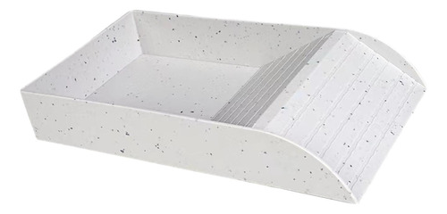 Piscina De Baño Para Reptiles Con Rampa, Plato De Blanco