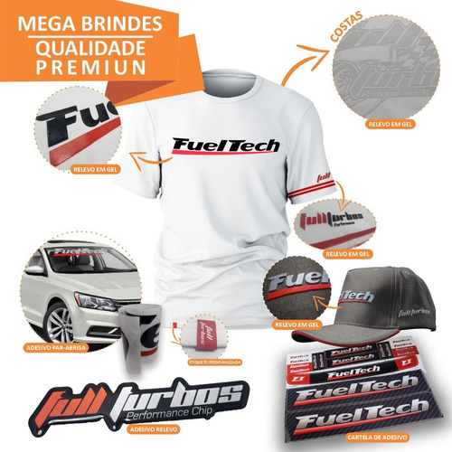 Fueltech Ft450 S/ Chic + Mega Brinde+camiseta Branca Gel+ Bc