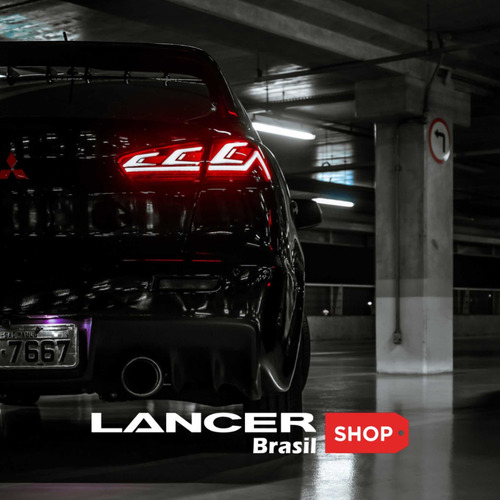 Lanterna Led Com Animação Dk Motion Mitsubishi Lancer