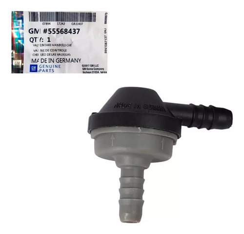 Valvula Pcv Sonic Cruze Trax 1.6l 1.8l 55568437