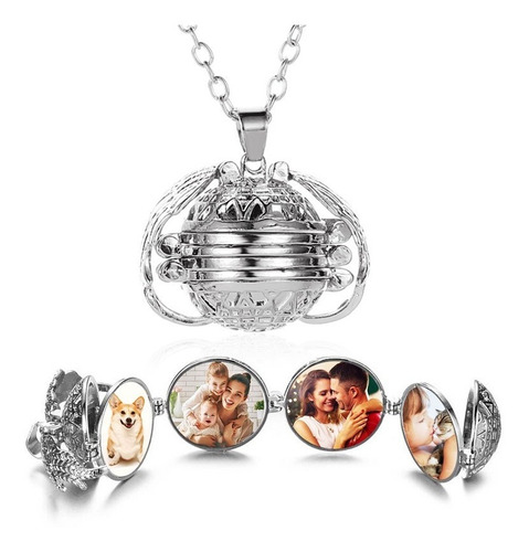 Imagen 2 de 4 de Collar Colgante Angel Para Fotos