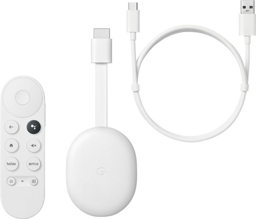 Chromecast Google Tv Hd 8gb 2gb RAM 60 Fps Wifi Bluetooth Hdmi 4ta Gen Blanco