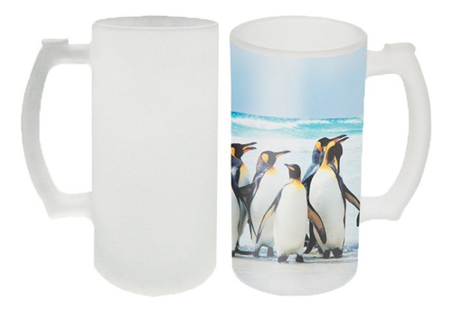 Mug Cervecero Frosted Para Sublimación 16oz Medellin