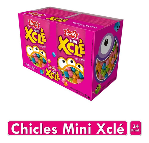 Chicles X-clé Sabor Tutti Frutti X24 Unid - Kg a $5