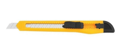 Trincheta Olami 9 Mm Cutter Plastico Amarillo 