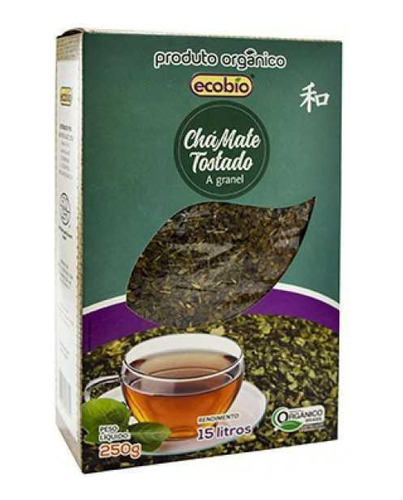 Chá Mate Tostado Orgânico 250g - Ecobio