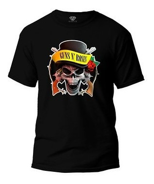Playera Estampada Guns N Roses 3d Tshirt Hombre Mujer Dtf