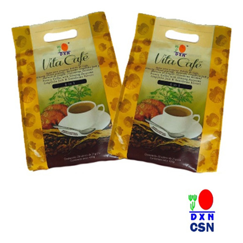 2  Bolsas De Vita Café 6 En 1  Dxn Csn