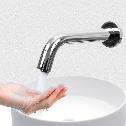 Sensor De Agua De Inducción Infrarroja De Pared De Acero Ino