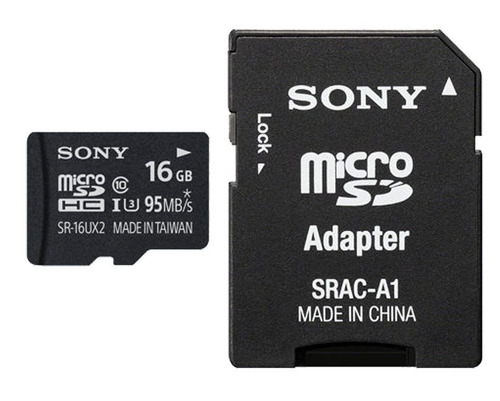 Cartão Memória Micro Sd 16gb Sony Class 10 95mb/s Lacrado