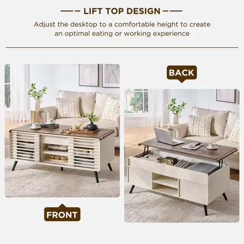 Redlemon Mesa Auxiliar Elevable De 48 Pulgadas Con Puerta C.