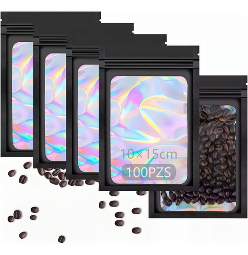 100 Bolsas Tigmanerung Stand Up Pouch De Plastico Para 50g N