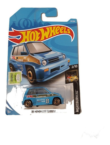 '85 Honda City Turbo Ii - Nightburnerz Hot Wheels Esc. 1/64