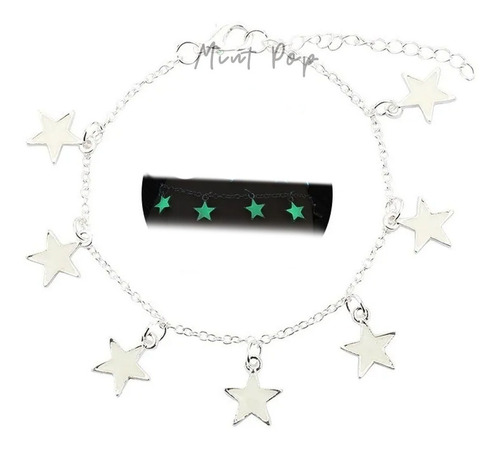 Pulseras  Estrellas Brilla En La Oscuridad