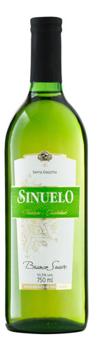 Vinho Brasileiro Branco Suave Sinuelo Serra Gaúcha Garrafa 750ml
