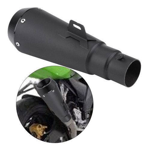 Tubo De Escape Modificado Para Motocicleta De 38-51 Mm, Univ