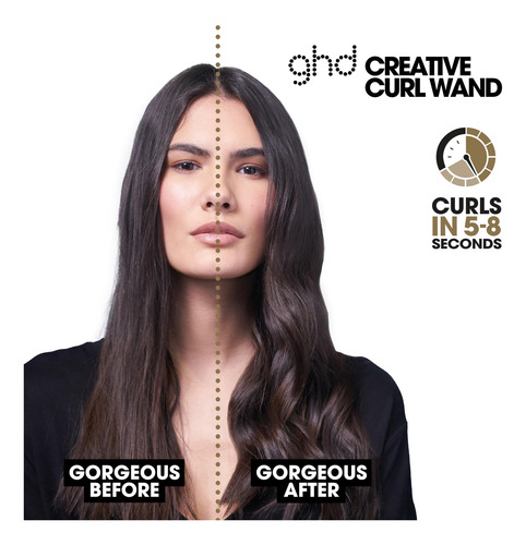 Varilla Rizadora De Pelo Ghd Creative Curl Tapered Black