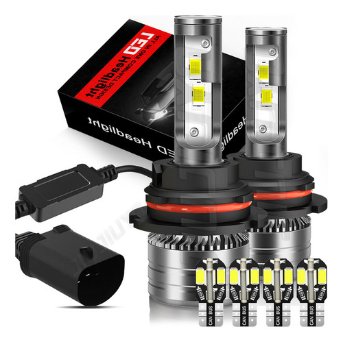 Kit De Faróis Led 9007 Para 2005 2006 2007 2008 2009 Equinox
