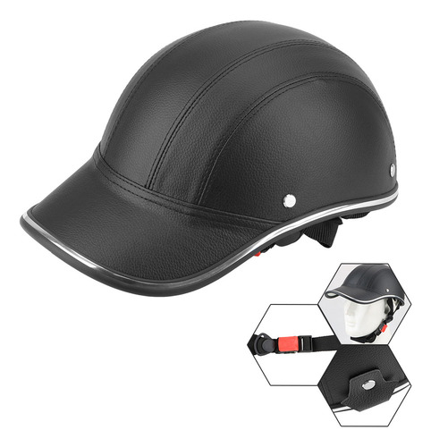Casco De Seguridad Media Cara Vintage Gorra Moto Medio Casco