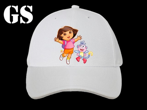 Gorras Con Logo - 24 Un. - Dora, La Exploradora - Souvenirs