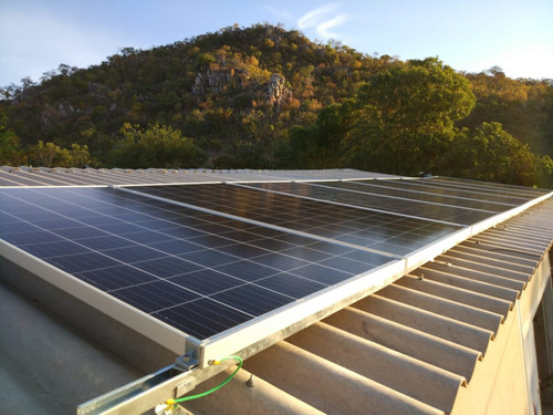 Kit Suporte P/ Instalação De 4 Painéis Solares Telha Amianto