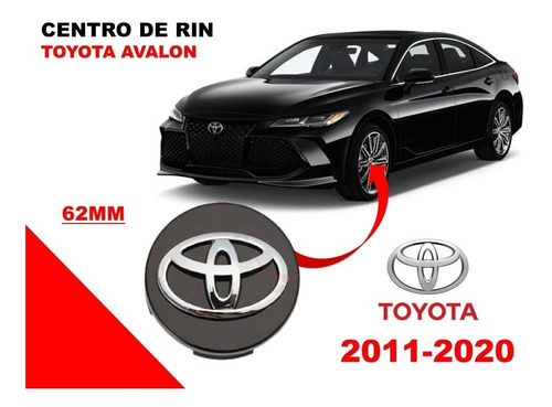 Centro De Rin Toyota Avalon 11-20 62 Mm Negro