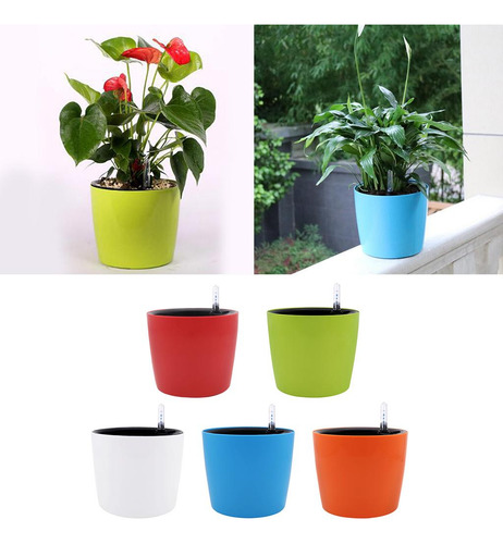 Macetas De Plástico Para Plantas Con Riego De Agua