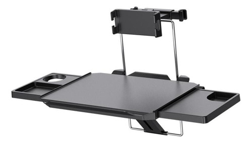 Mesa De Computador Multifuncional Com Encosto Dobrável Para