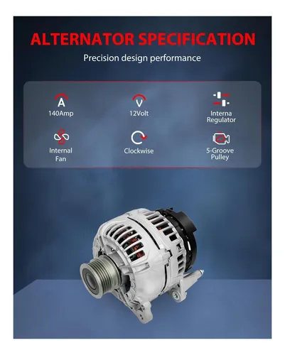 Alternador Cciyu Para Volkswagen Beetle, Alta Eficiencia