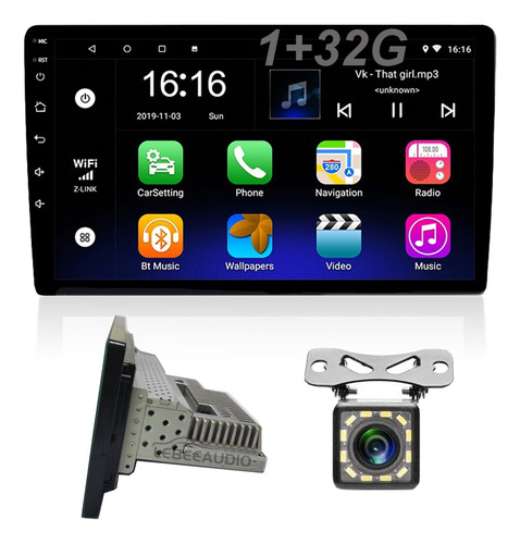 Estéreo Para Auto 1din Wifi Gps Android 9.1 De 10 In