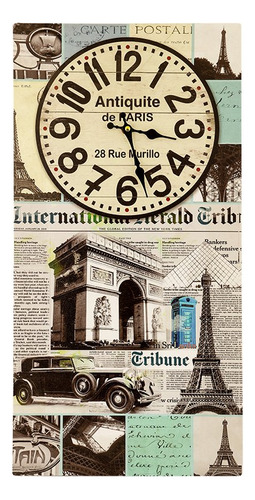 Reloj De Pared Expressions Decor París